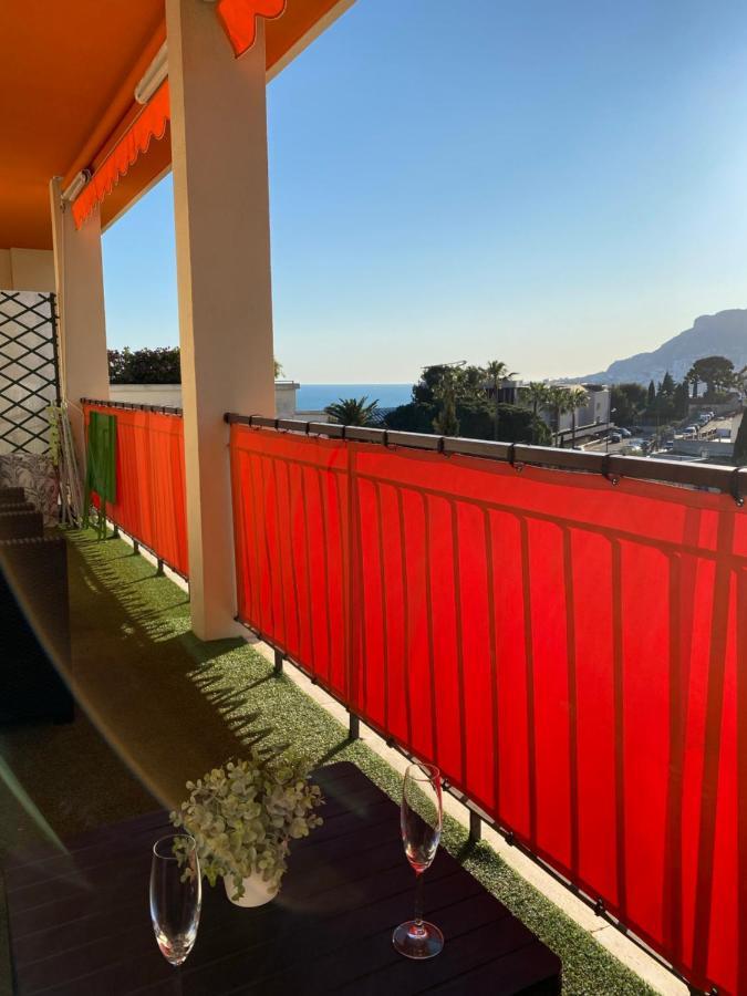 Charmant 2 Pièces Vue sur Mer et MONTE-CARLO à ROQUEBRUNE CAP MARTIN Exterior foto